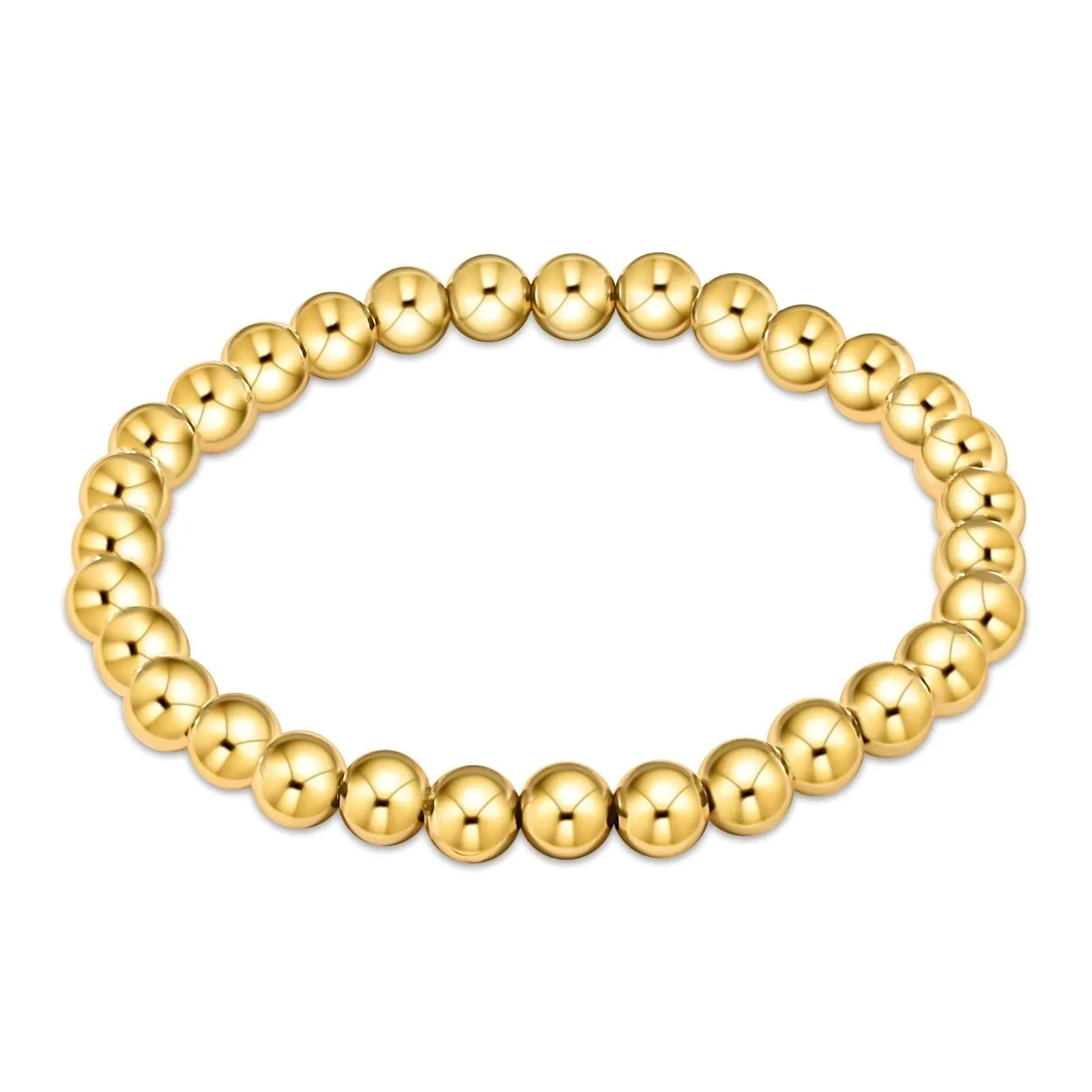 18K Gold-Plated Spherical Bead Bracelet Waterproof Hypoallergenic