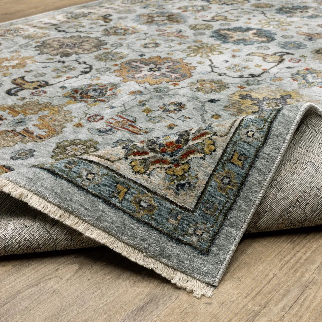 Aberdeen Traditional Persian Area Rug - Soft Polyester, Intricate Design, Durable & Elegant Décor