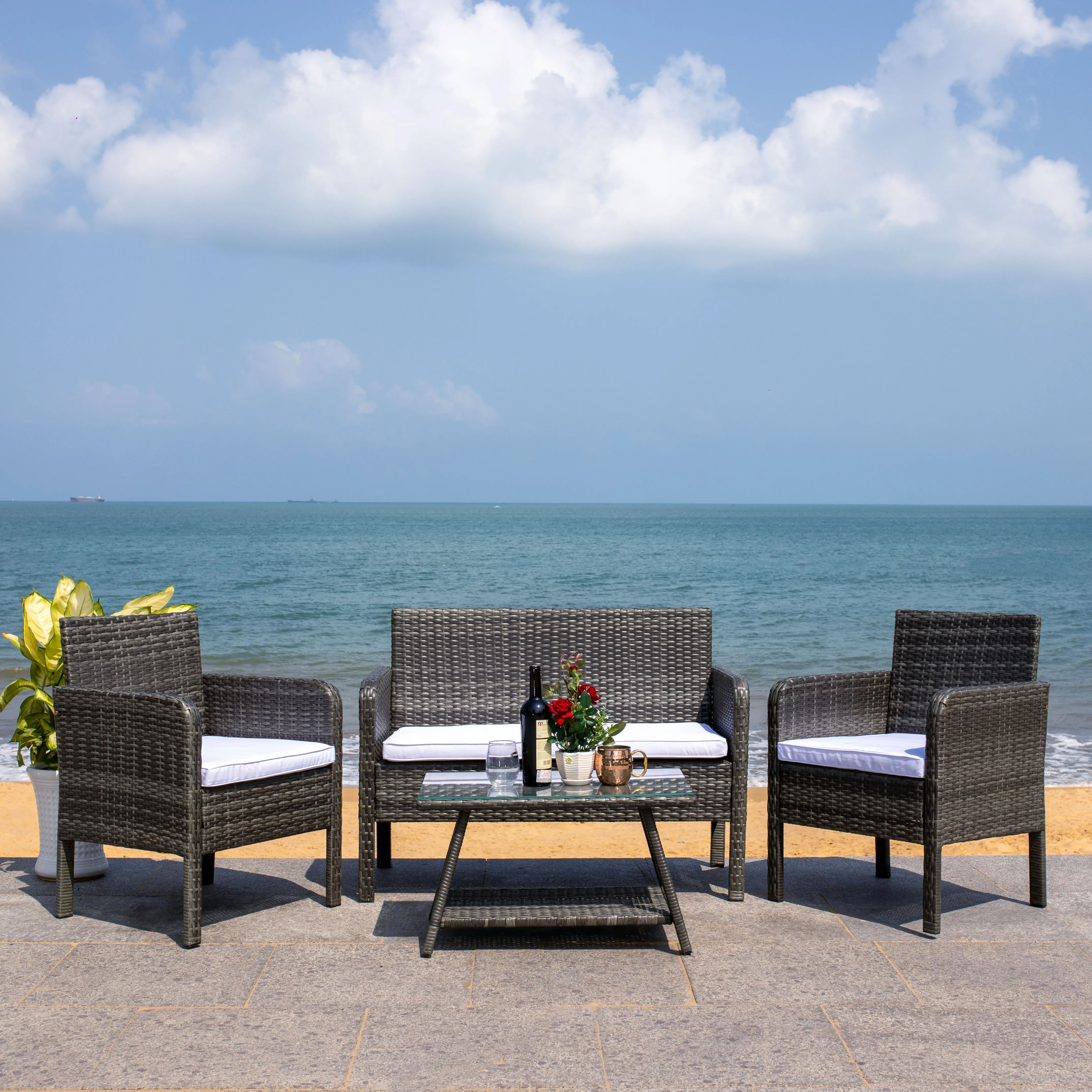 ABOKA 4PC LIVING SET