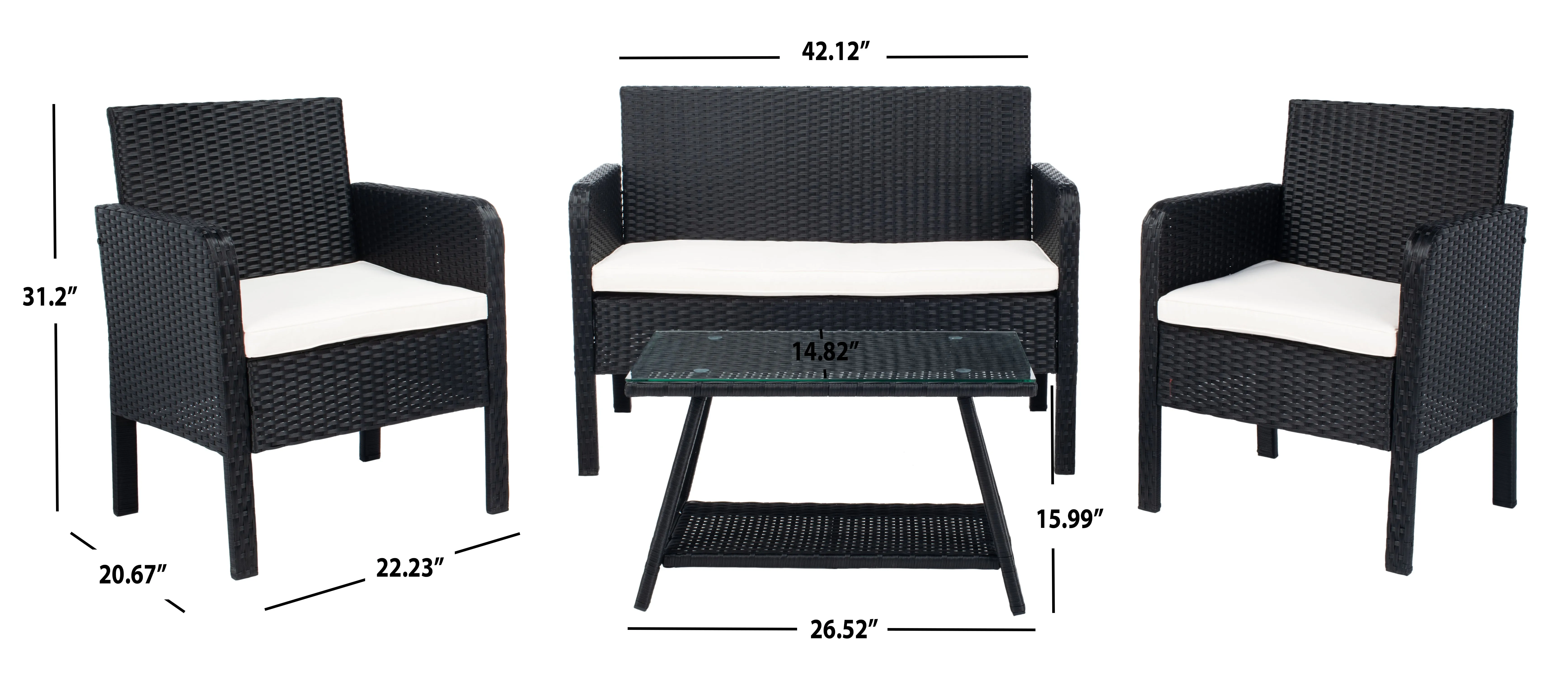 ABOKA 4PC LIVING SET