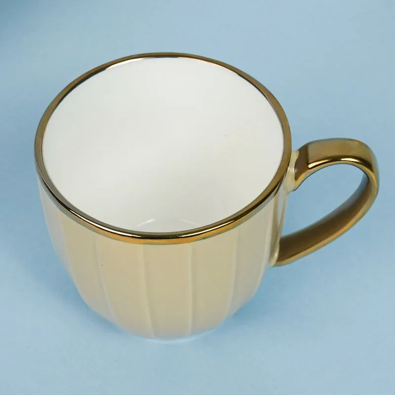 Alchemy Beige Cup (220 ML) - Set Of Six
