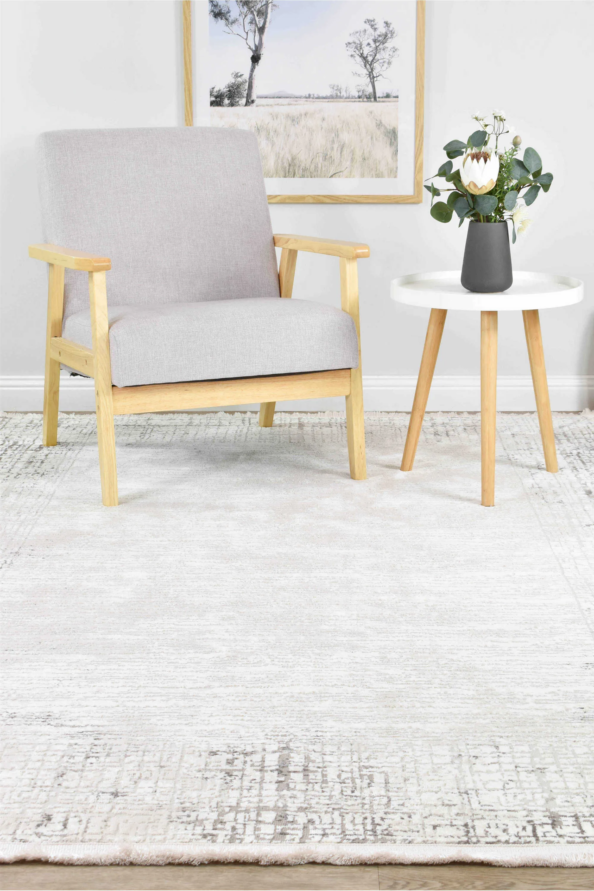 Amara Beige Modern Rug
