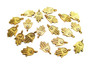 Antique Golden Small Hand Charms