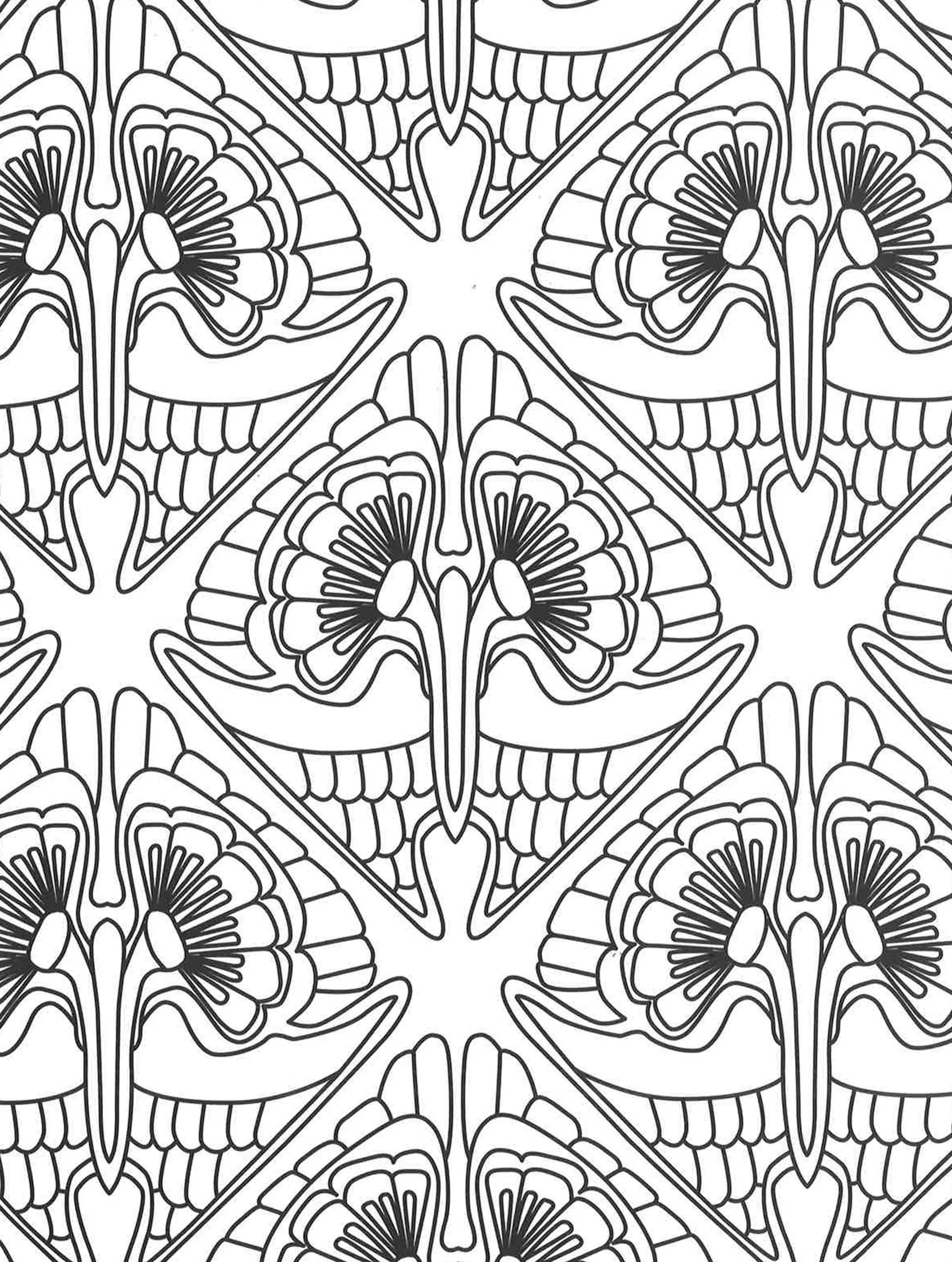 Art Nouveau: Coloring For Everyone