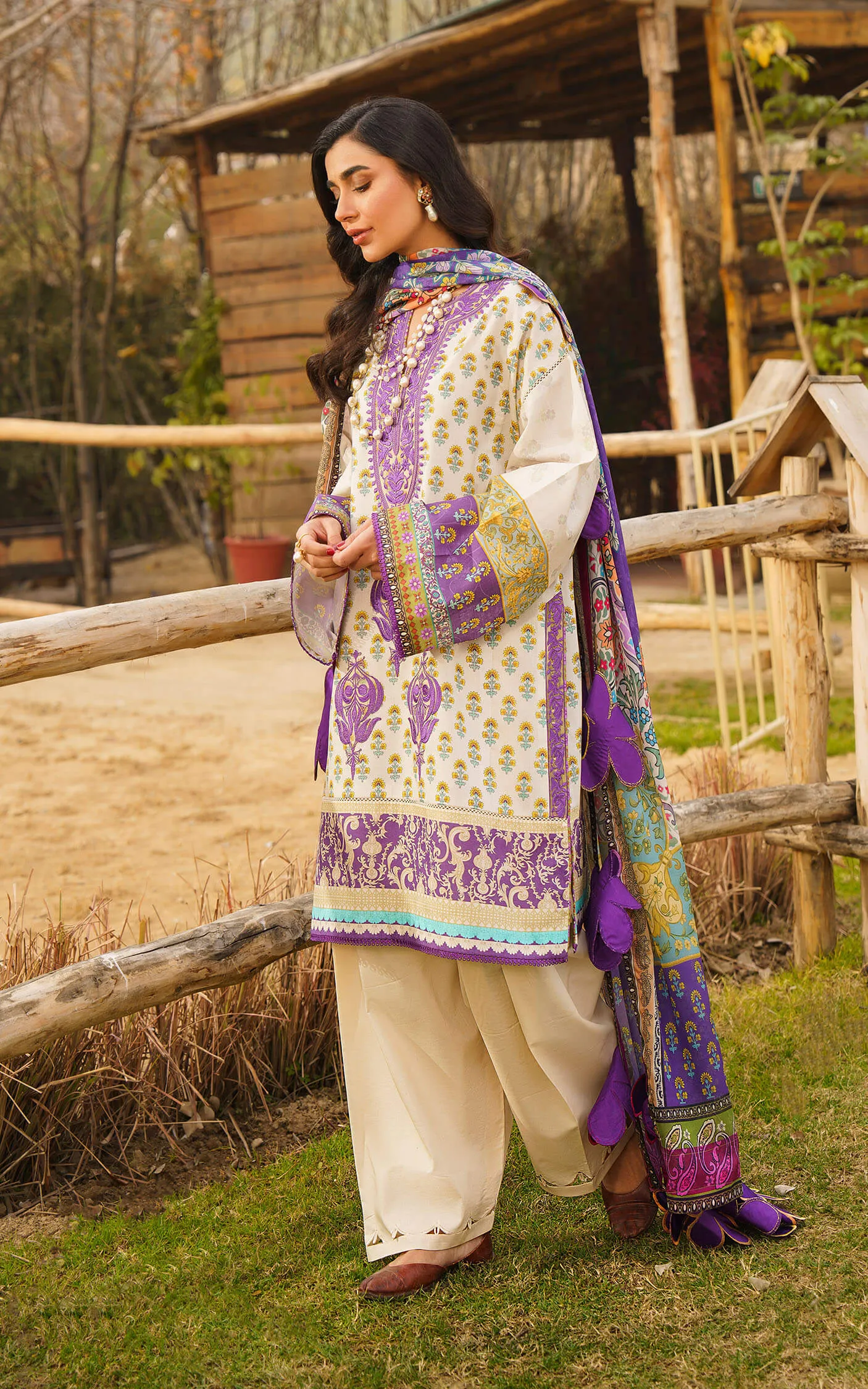 Asifa & Nabeel Meraki Lawn Collection – ALYSSA-U141M017 | Lawn
