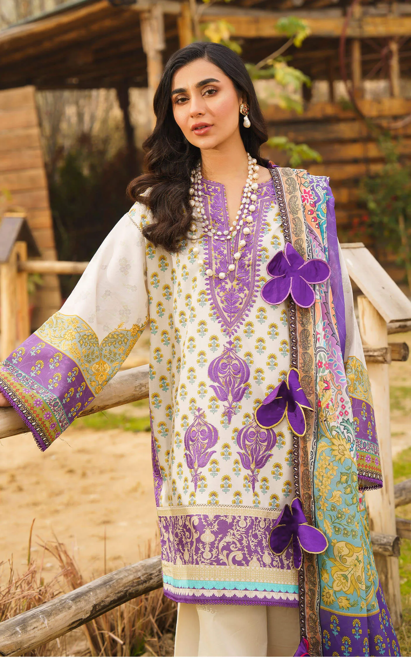 Asifa & Nabeel Meraki Lawn Collection – ALYSSA-U141M017 | Lawn