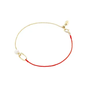 Astra Moonlight 18K Gold Bracelet w. Pearl