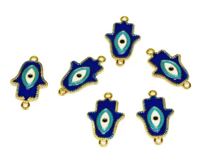 Blue Designer Metal Charms