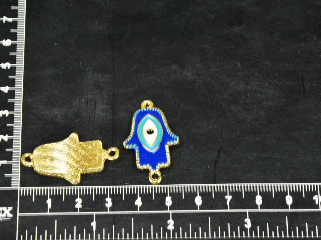 Blue Designer Metal Charms