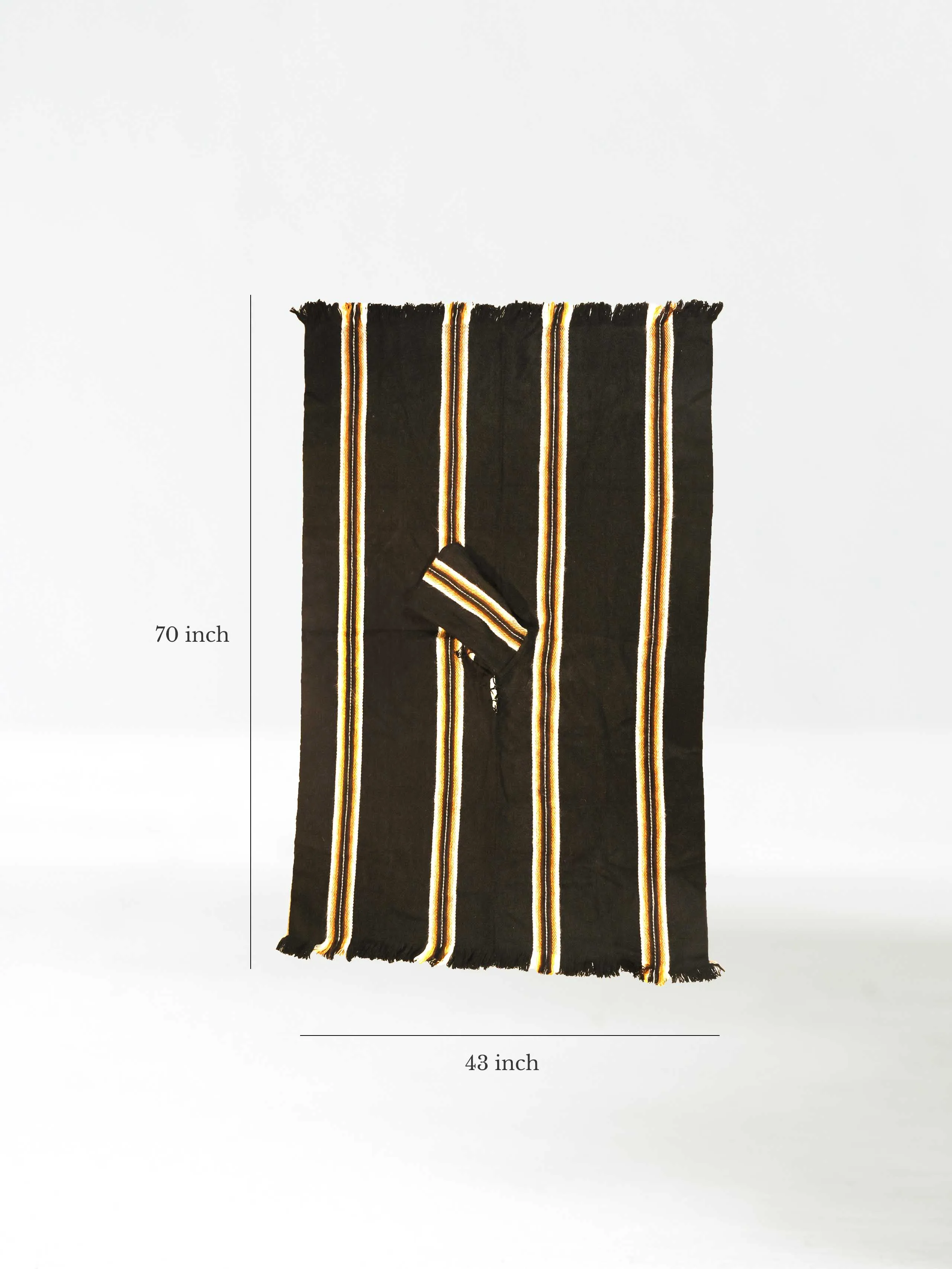 Bolivian "Illimani" Poncho with Hood