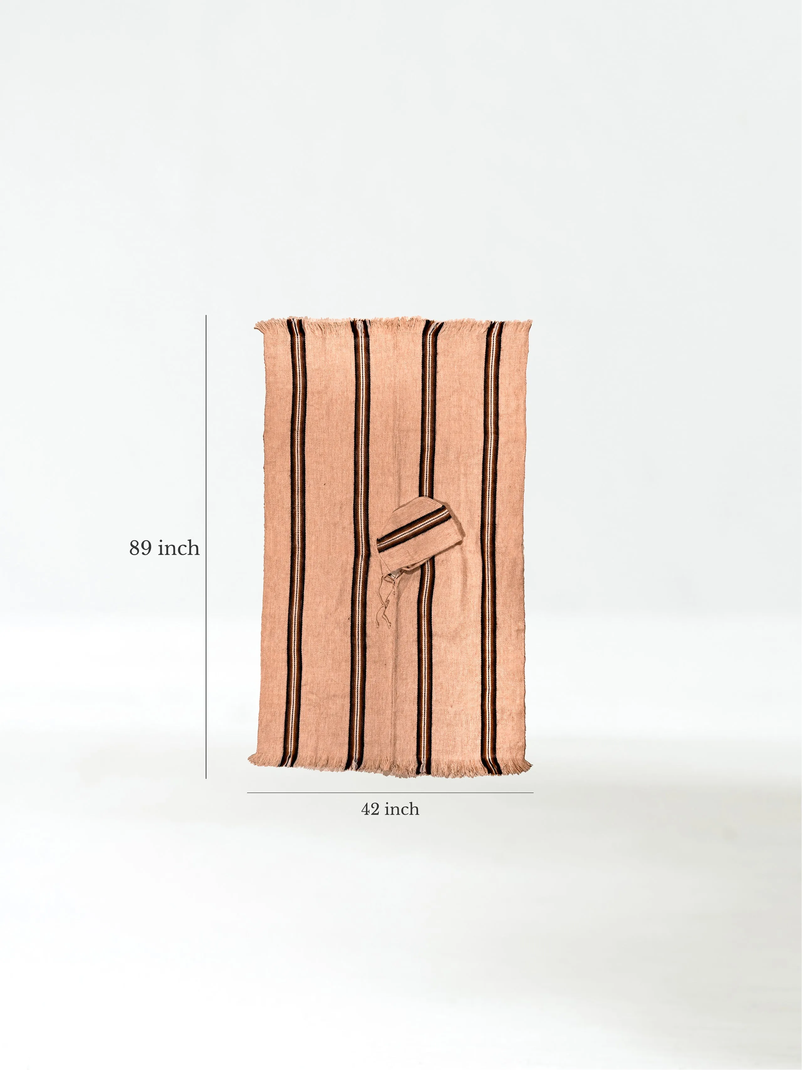 Bolivian "Illimani" Poncho with Hood