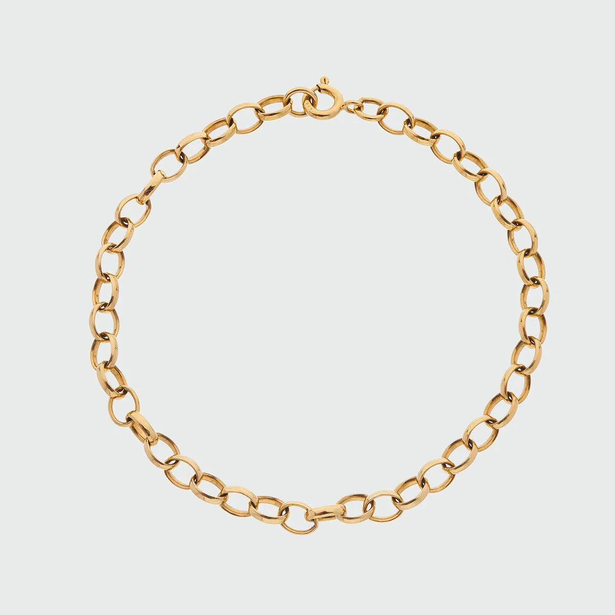 Cathcart Gold Vermeil Oval Belcher Bracelet