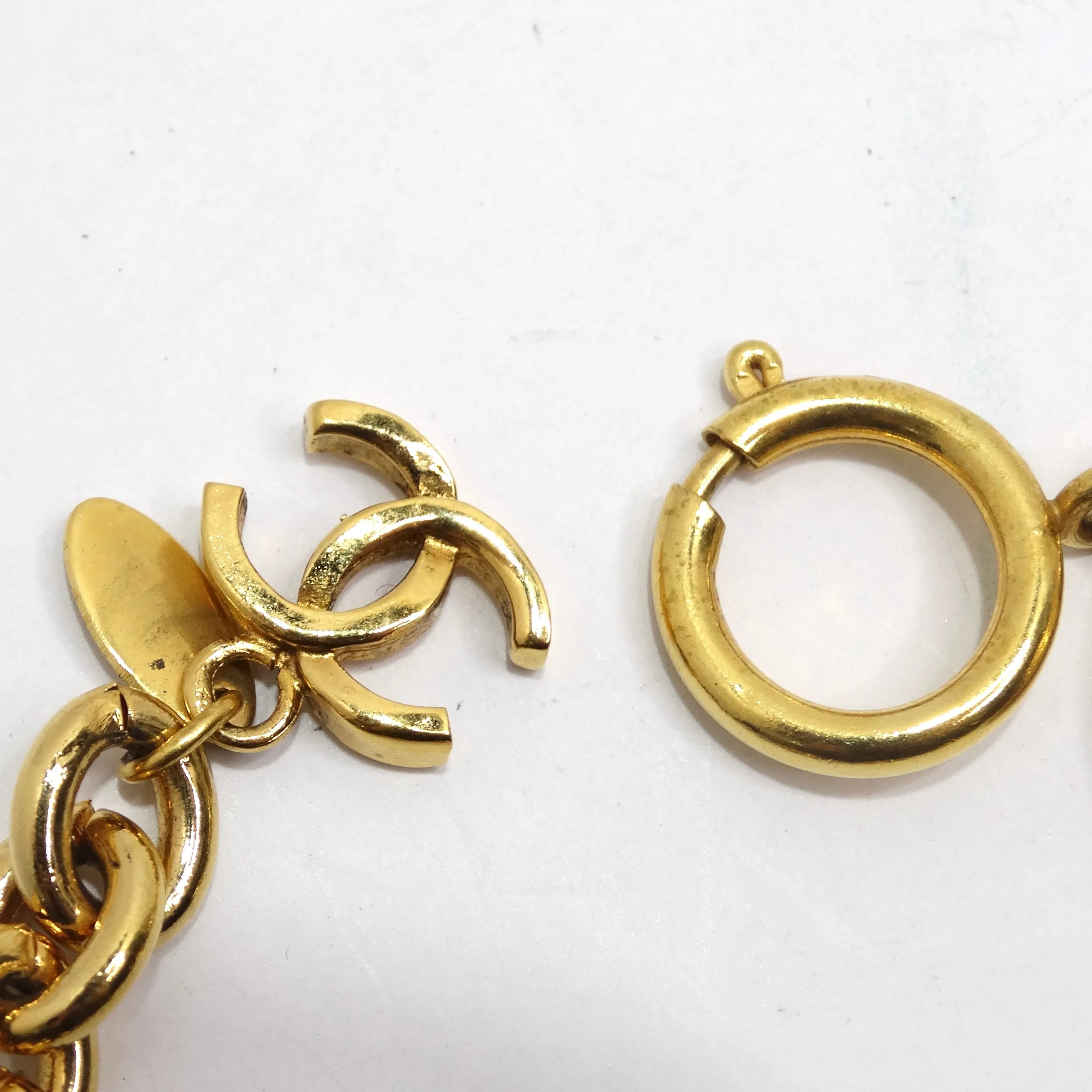 Chanel 1980s Chanel Quilted Medallion Bracelet