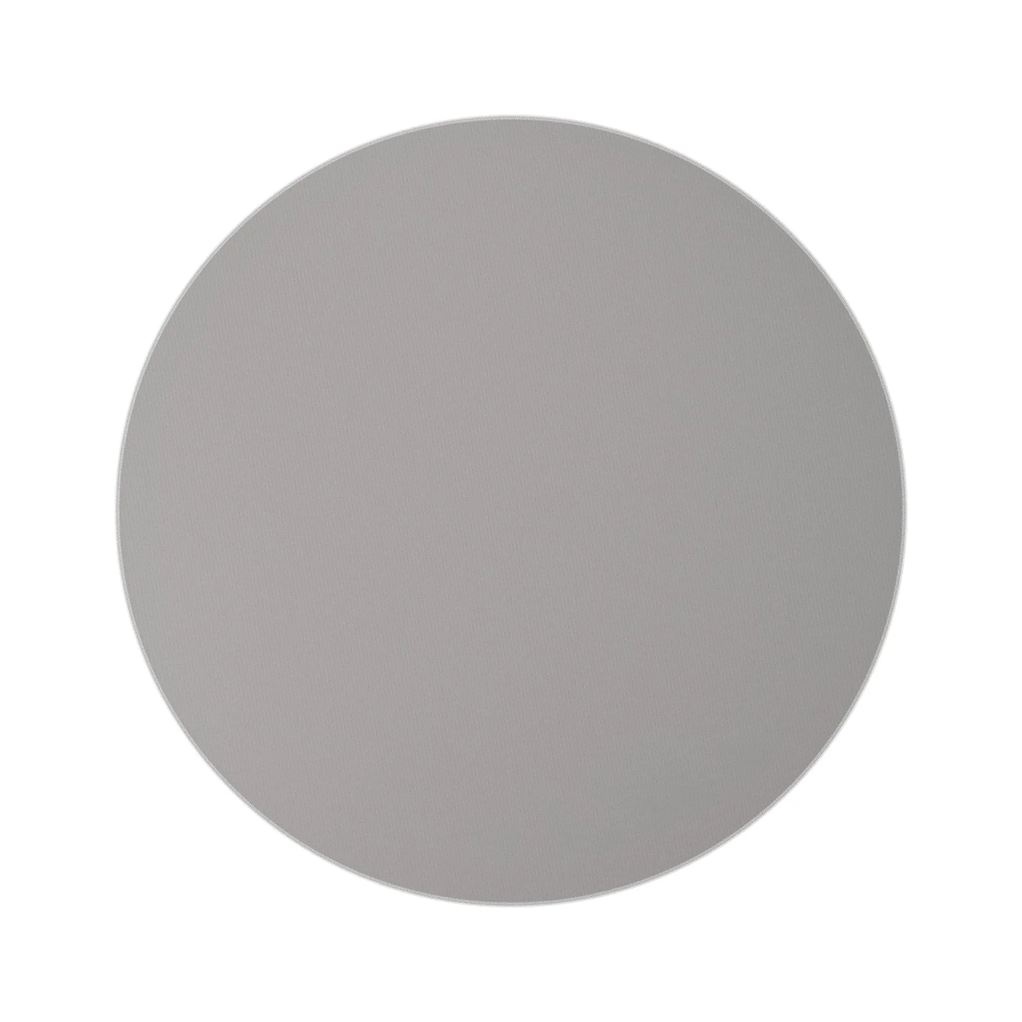 Chic Round Chenille Area Rug - Luxurious 60" Checked Design