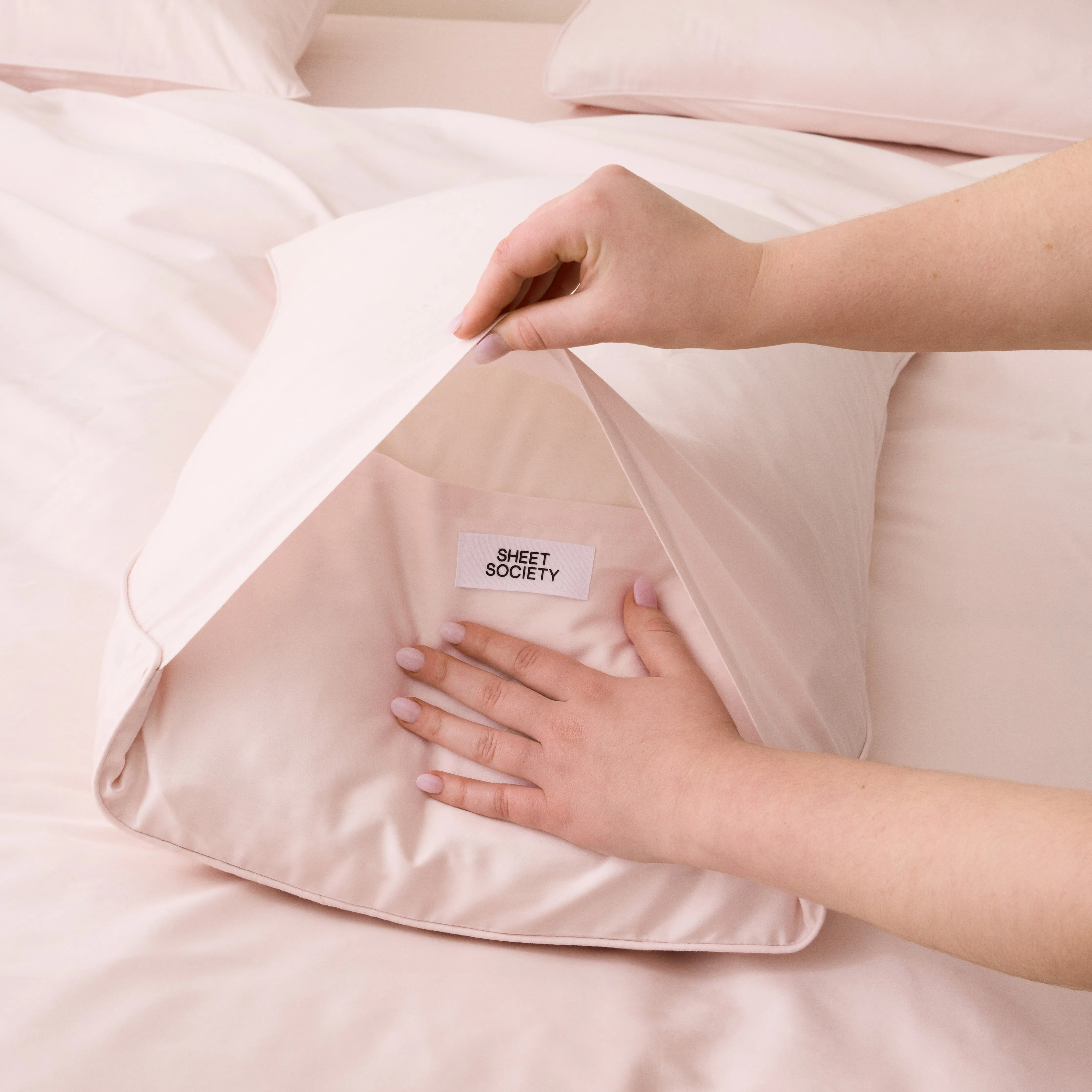 Eden Cotton - Marshmallow Pillowcases