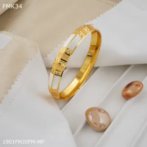 FreeMen golden and silver kada for Men FMK34