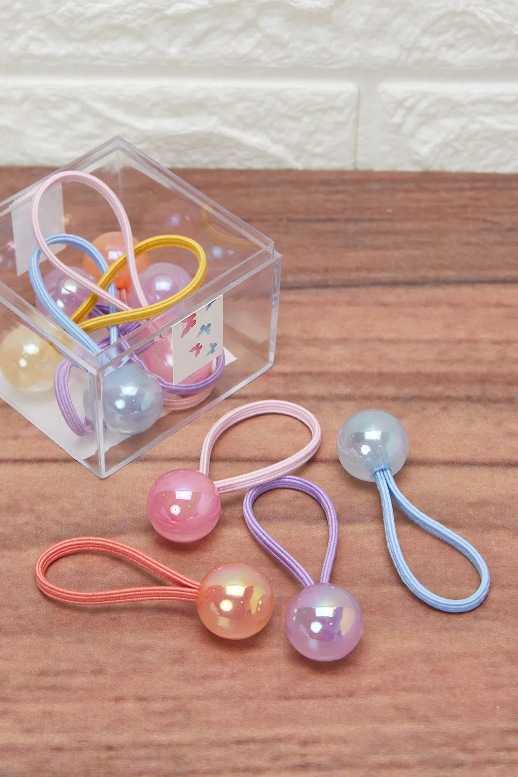 Girls Assorted Embellished Elastic Set (20 Piece)