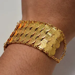 Gold Coin Bangles & Bracelets for Women and Men – African Jewelry Gifts
