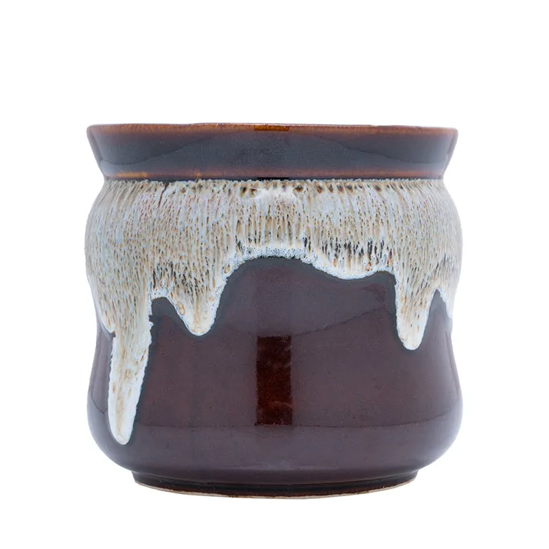 Honey Drip Planter - Brown