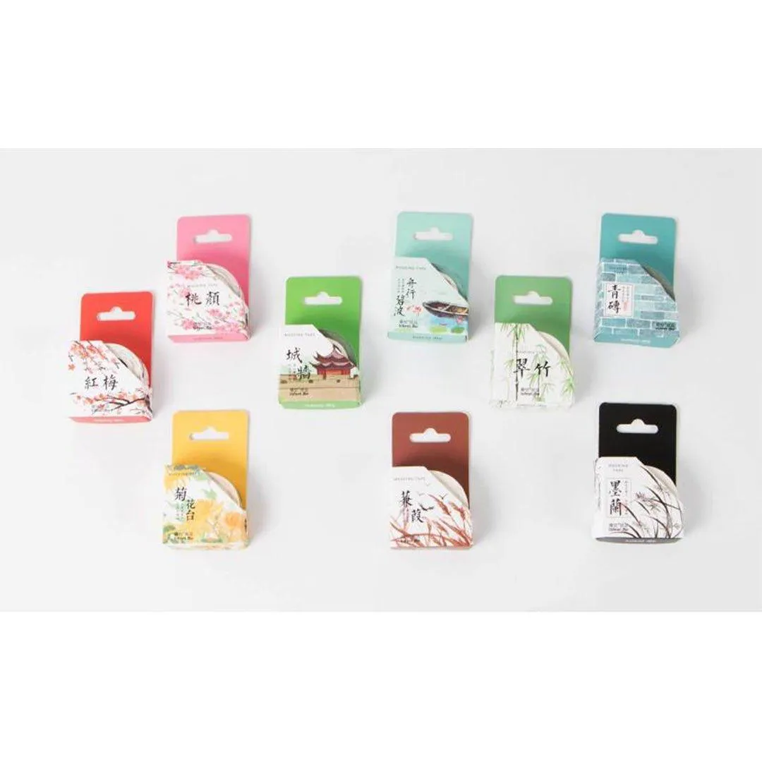INFEEL.ME Antique Series Chinese Style Tape Retro Paper Tape Antique Paper Tape Decorative Paper Tape Handbook Paper Tape Paper Tape NP-H7TAY-0245