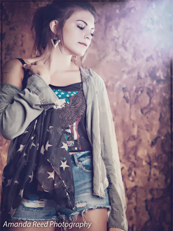 Isabella Brown Printed Photo Backdrop