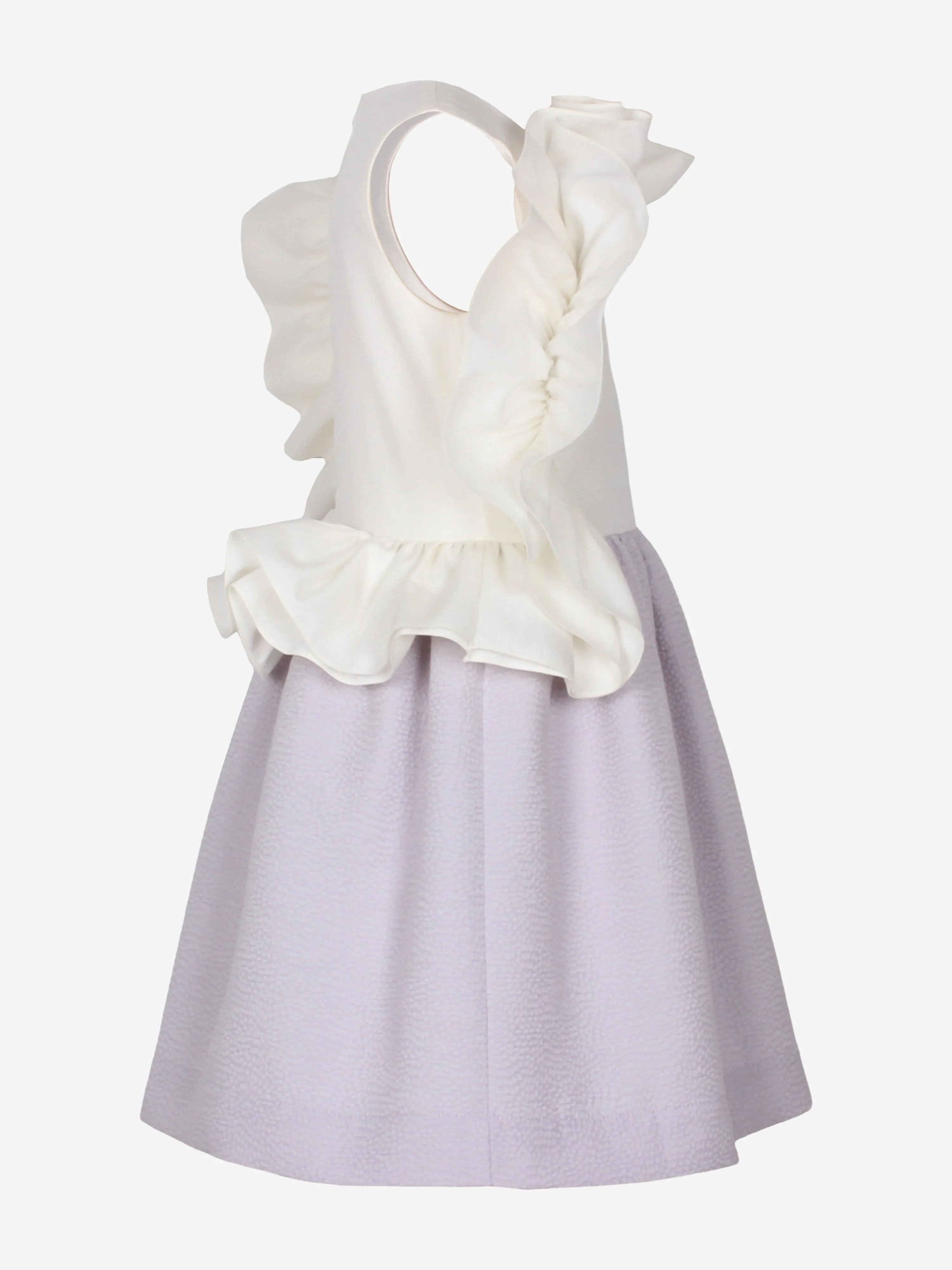 Jessie And James Girls Solstice Dress in Purple