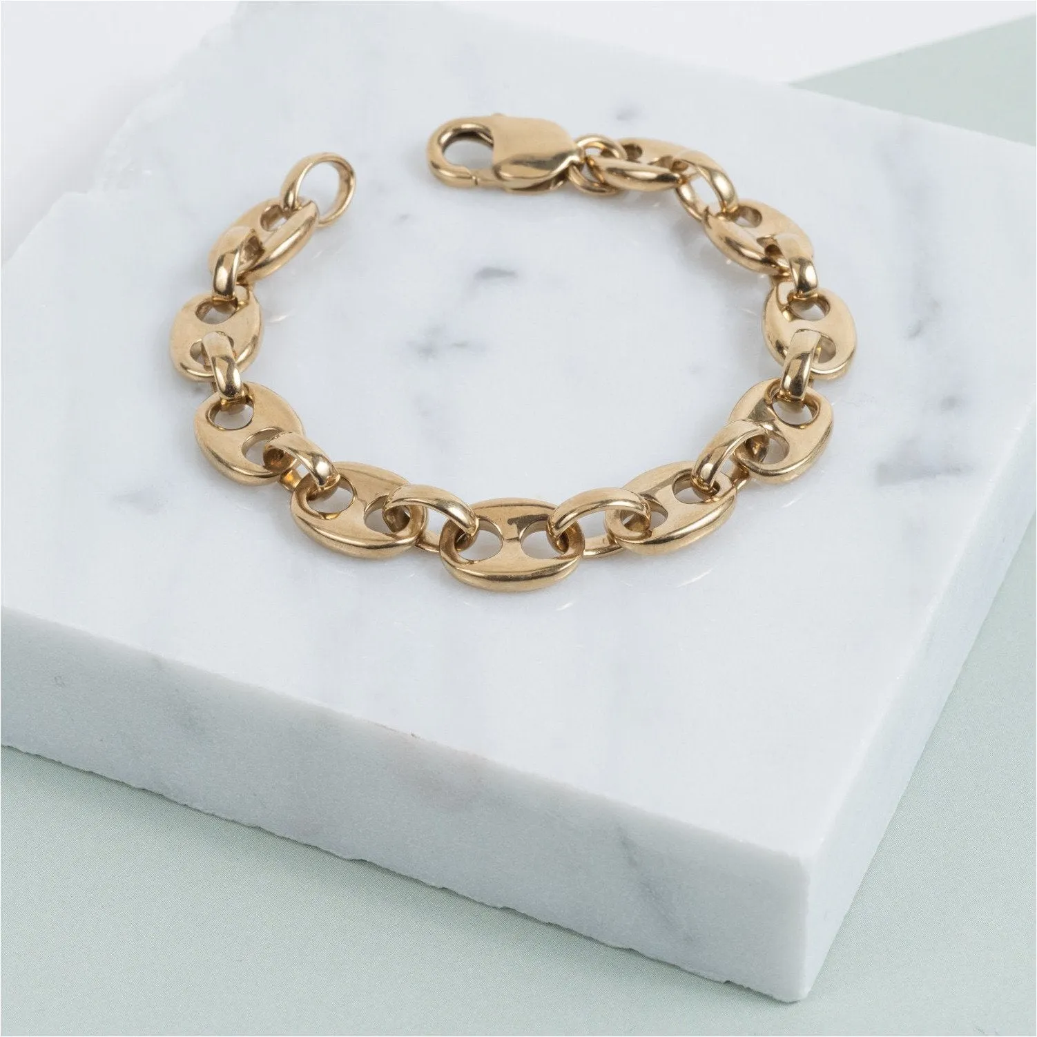 Maddox Gold Vermeil Marina Link Bracelet