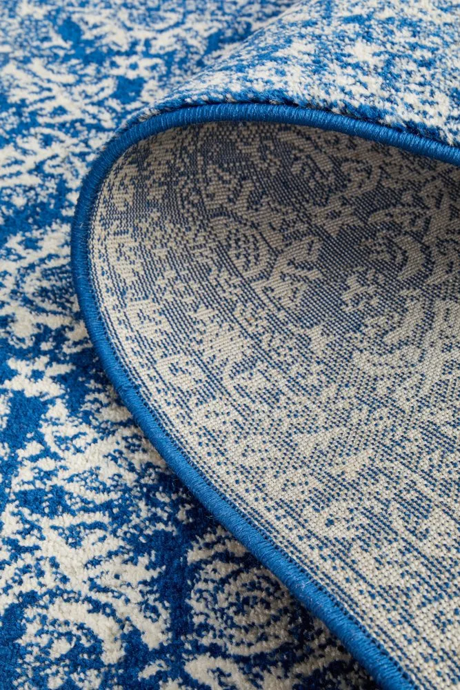 Mirage 358 Runner Rug (Navy) by Rug Culture
