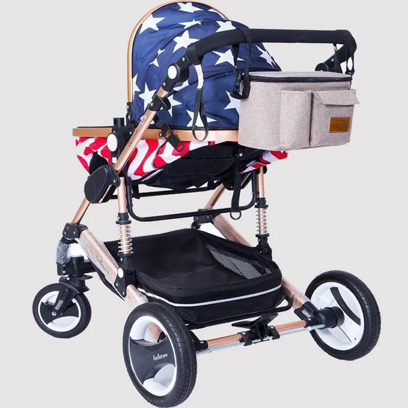 Multicolorful Diaper Bag Stylish Large Capacity