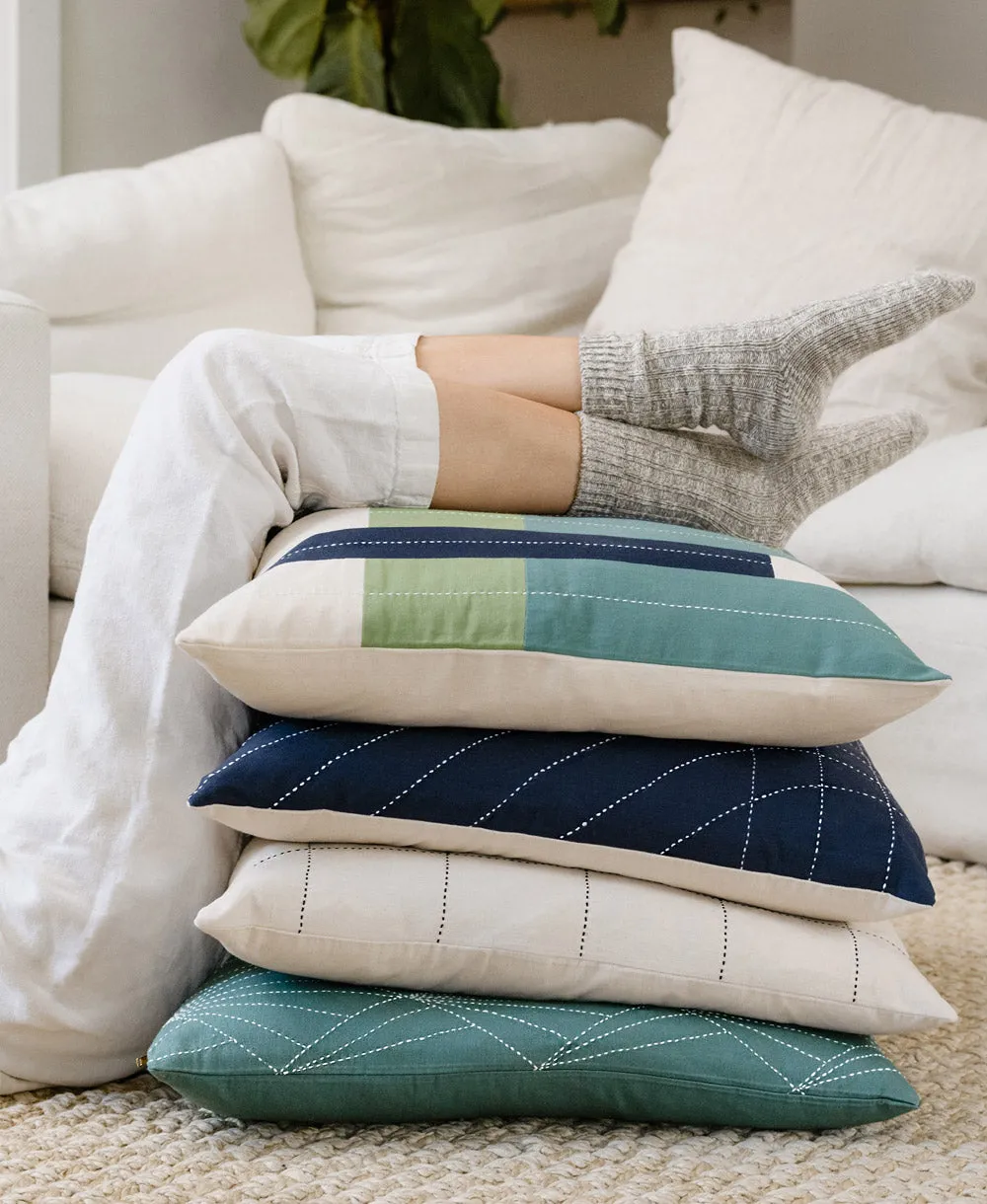 Offset Throw Pillow