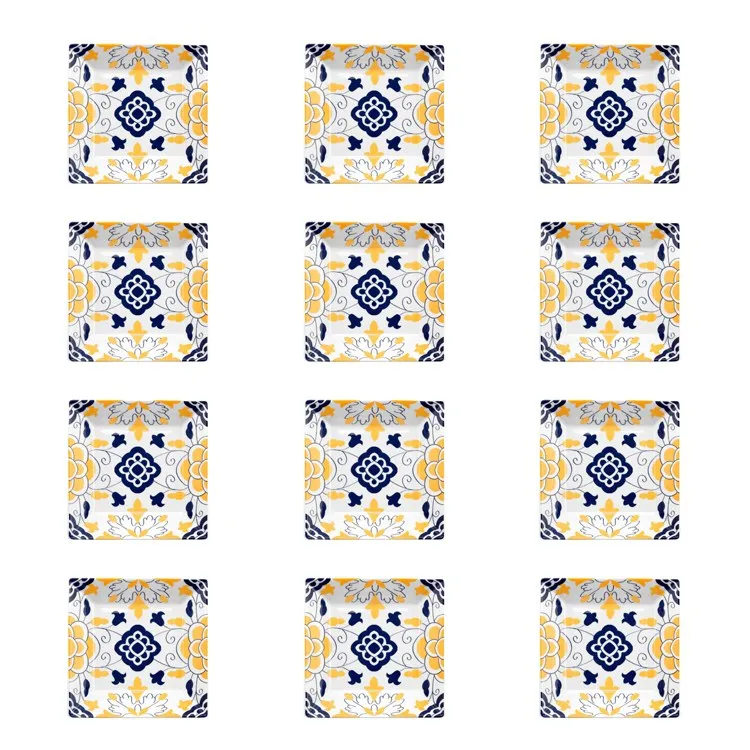 Oxford Quartier 8.46" Square Soup Bowls Set of 12