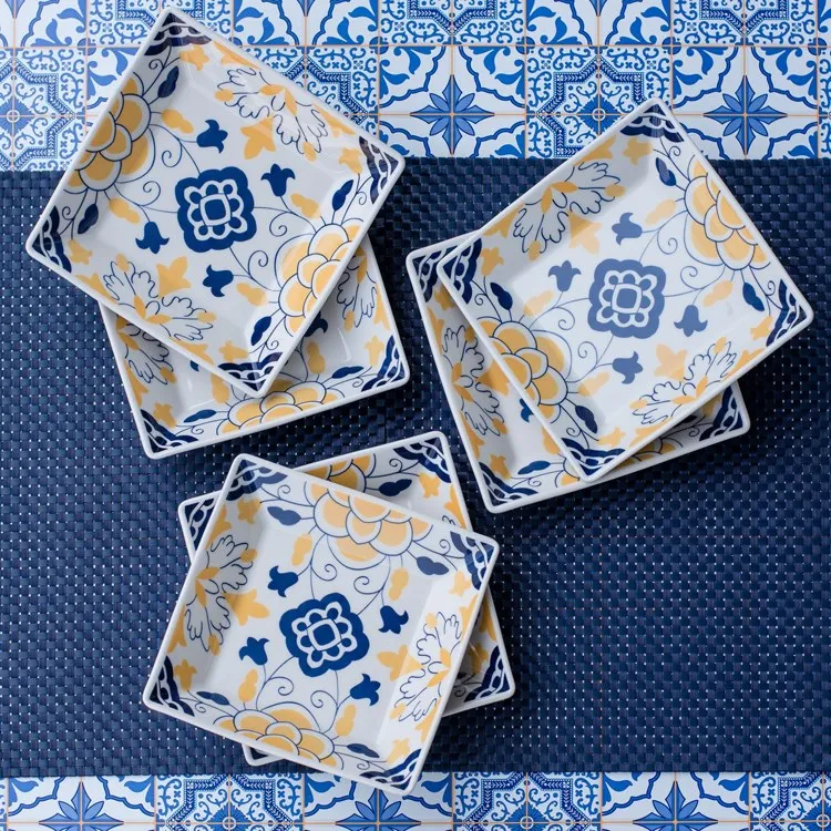 Oxford Quartier 8.46" Square Soup Bowls Set of 12