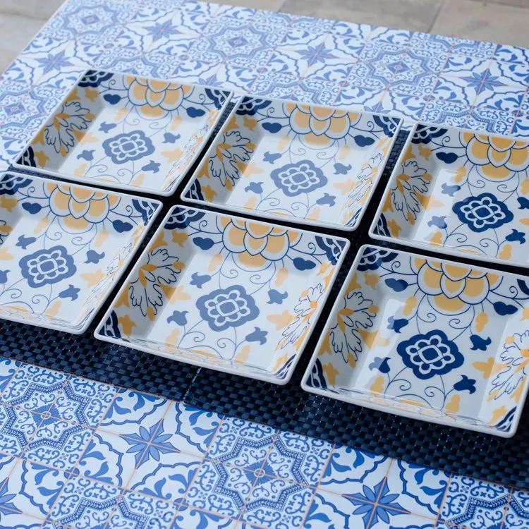 Oxford Quartier 8.46" Square Soup Bowls Set of 6