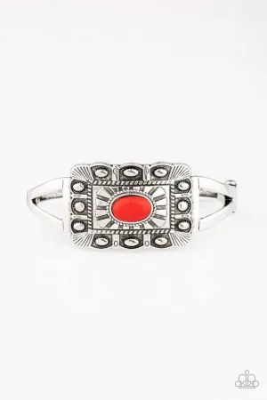 Paparazzi Bracelet ~ BIG House On The Prairie - Red