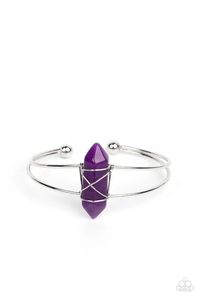 Paparazzi Bracelet ~ Terra Transcendence - Purple