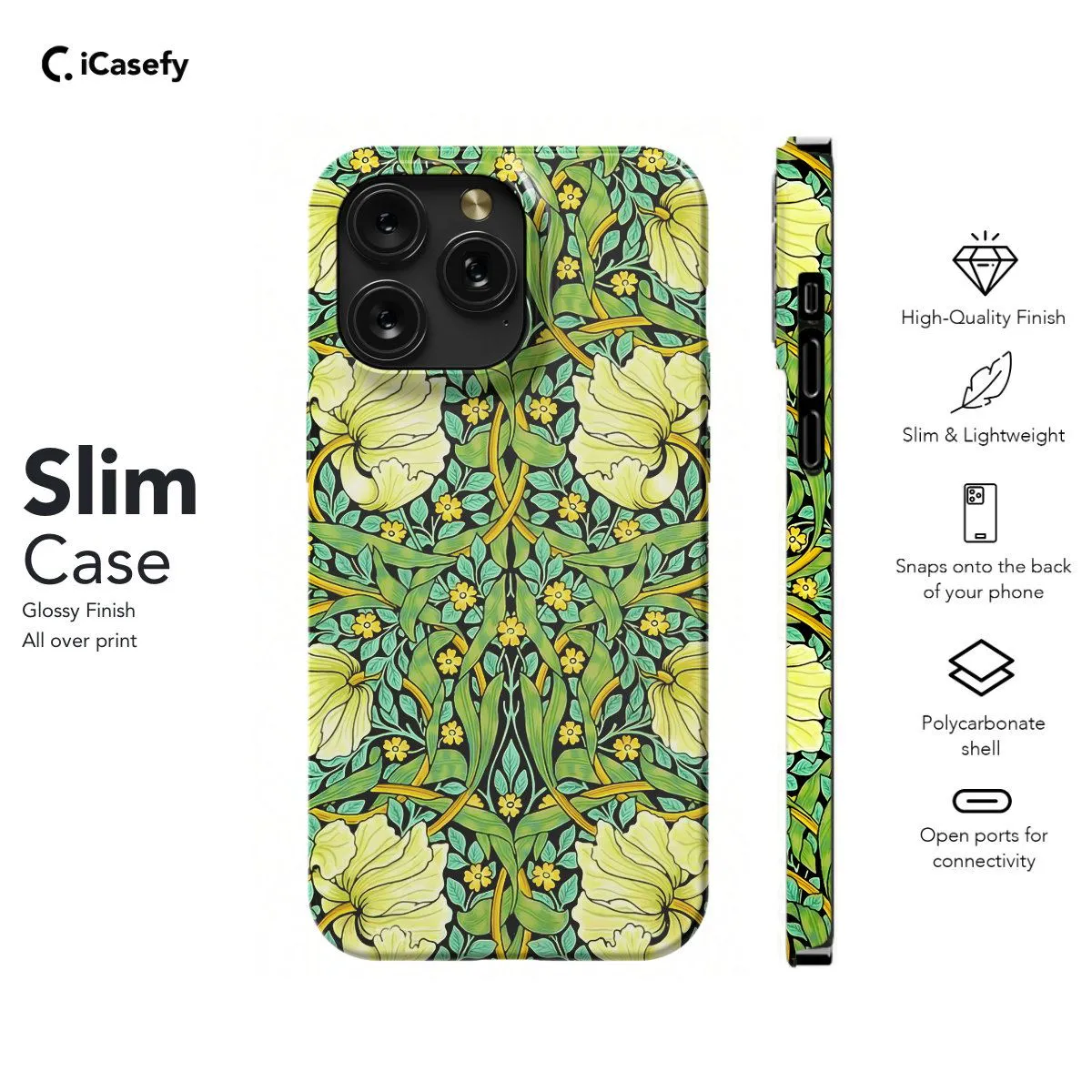 Pimpernel Flowers William Phone Case iPhone Samsung Pixel & More