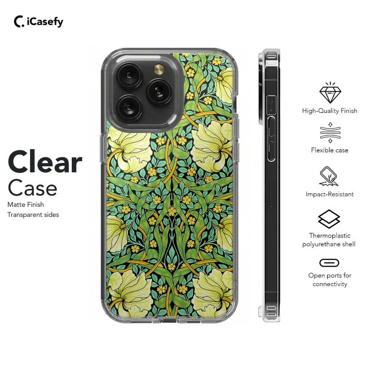 Pimpernel Flowers William Phone Case iPhone Samsung Pixel & More