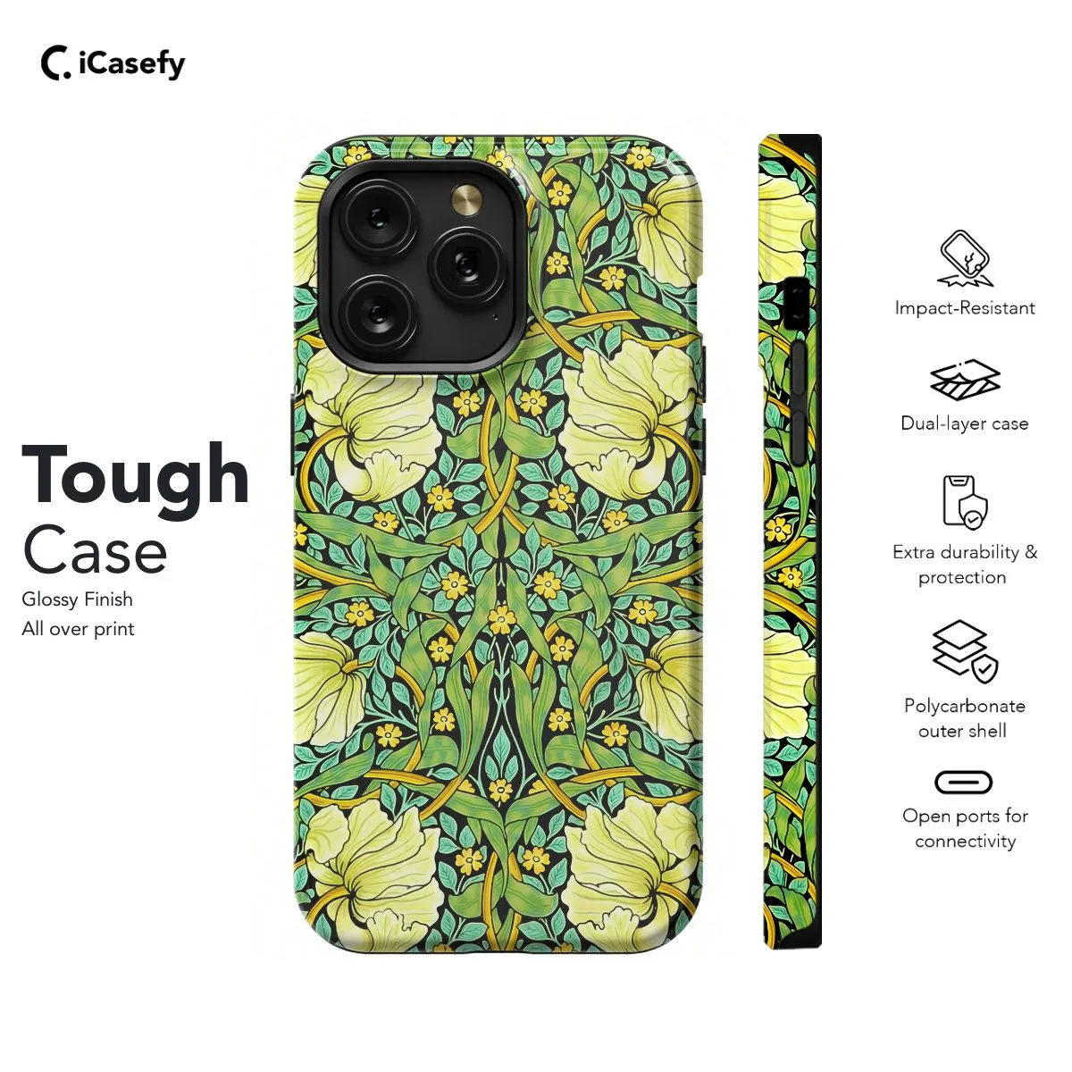 Pimpernel Flowers William Phone Case iPhone Samsung Pixel & More