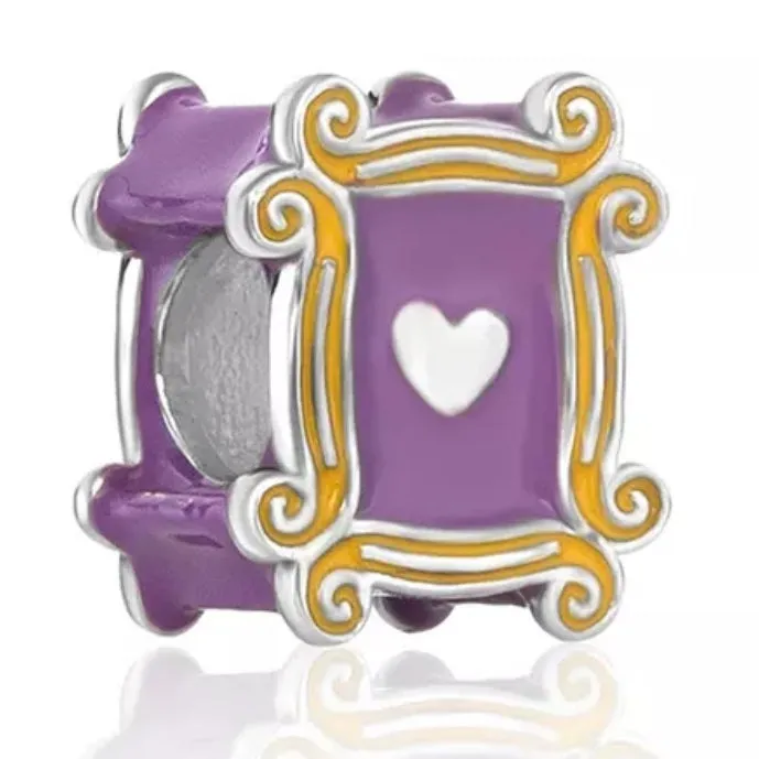 Purple Door Charm - 925 Sterling Silver