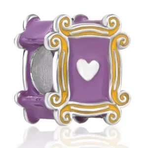 Purple Door Charm - 925 Sterling Silver