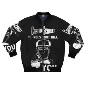 "Captain Scarlet - 'You Are Not' Indestructible Bomber Jacket"