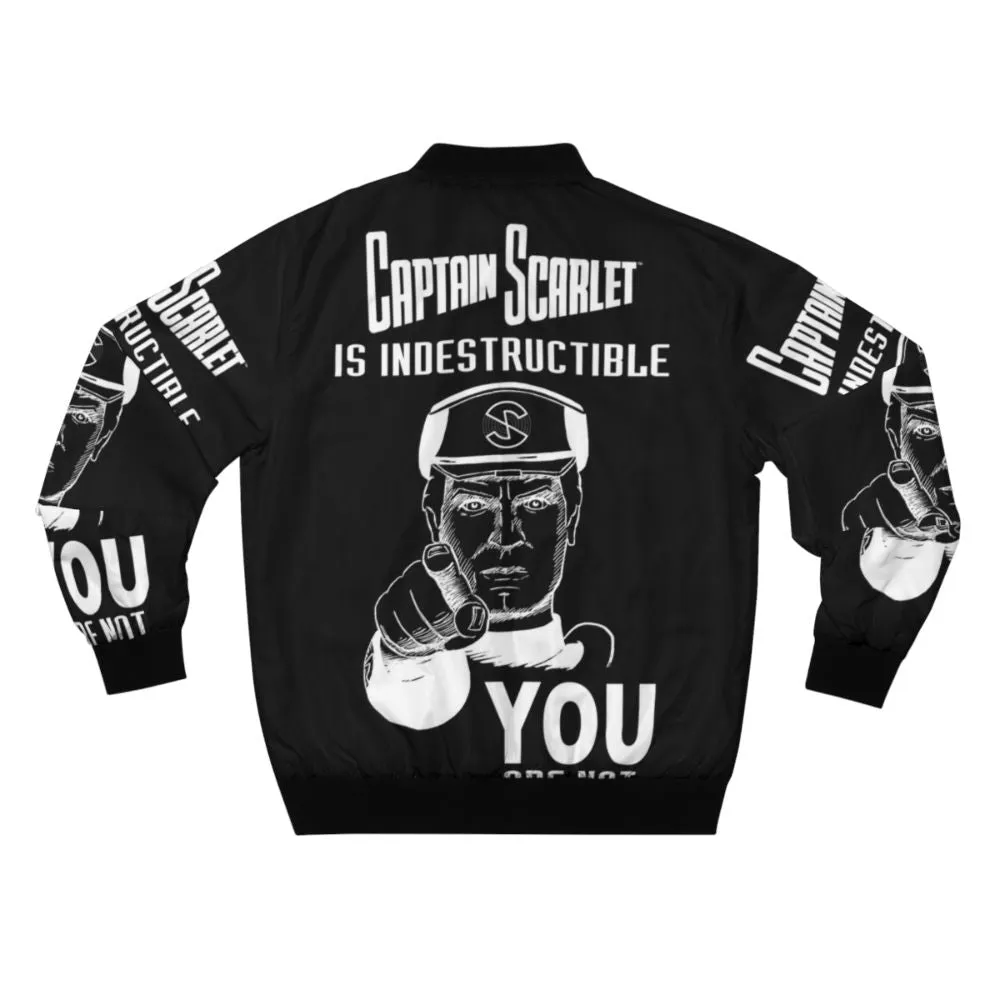 "Captain Scarlet - 'You Are Not' Indestructible Bomber Jacket"