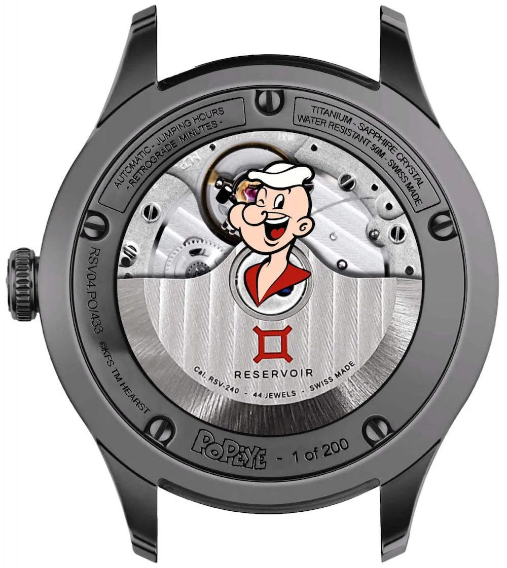 RSV Watch LabelNoir Popeye Limited Edition