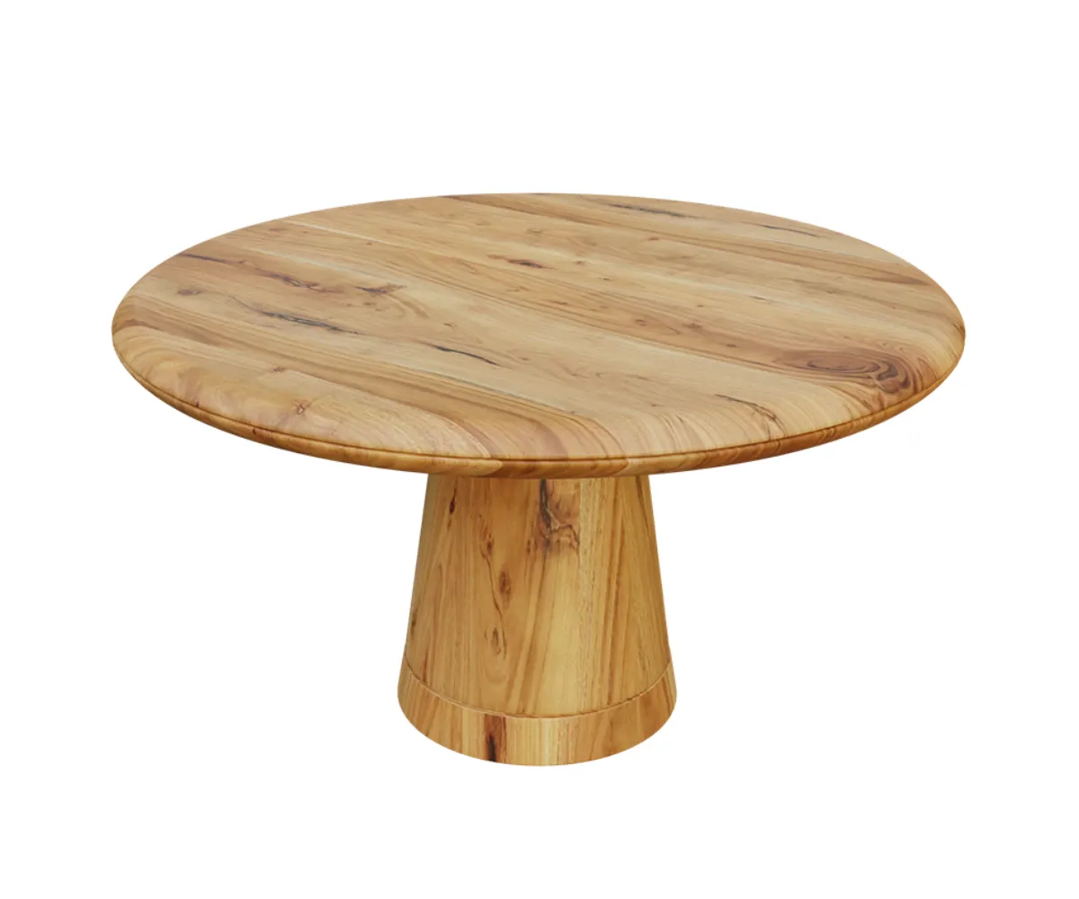 Selene Solid Wood Round Coffee Table