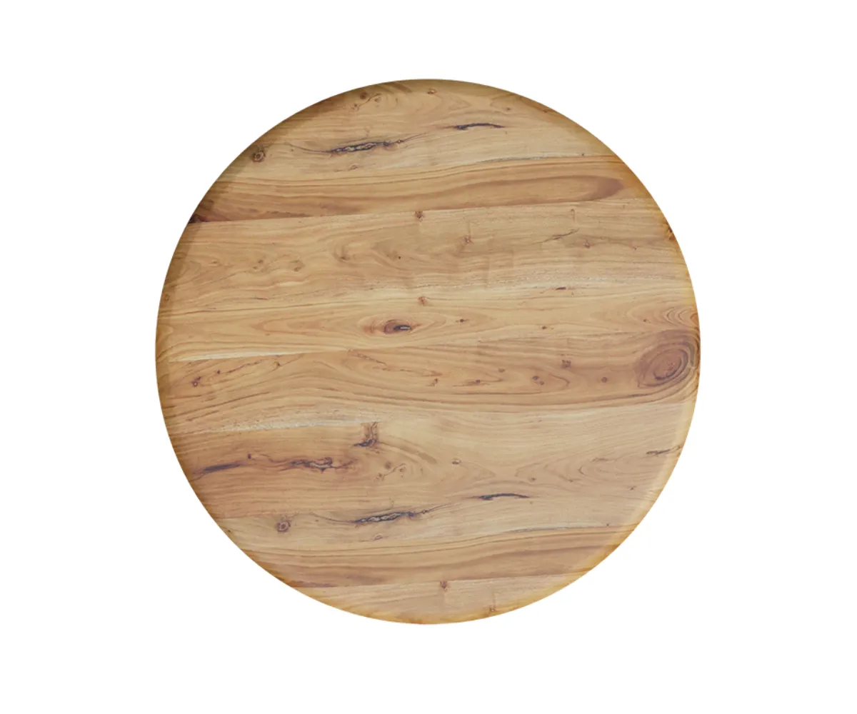 Selene Solid Wood Round Coffee Table