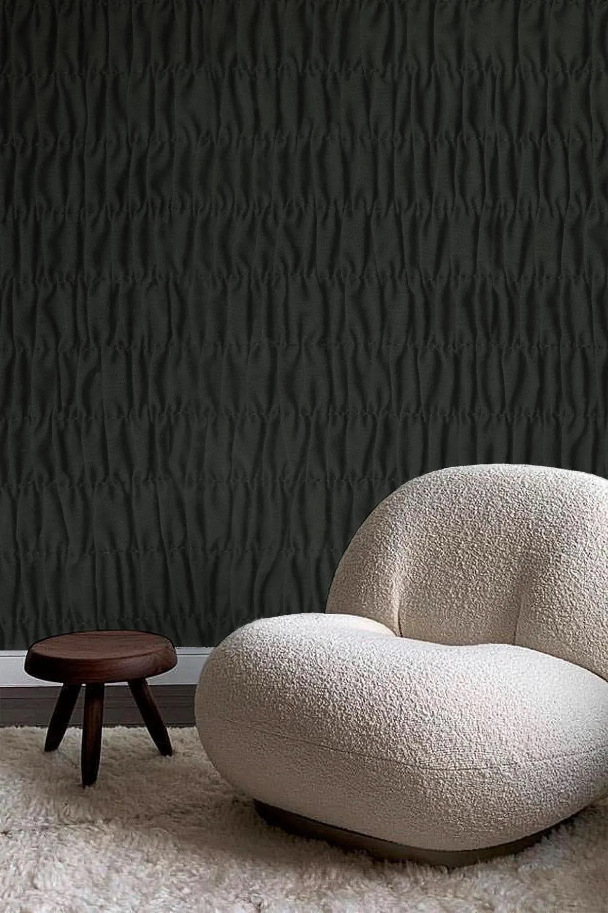 Soft Wrinkle Forest Green