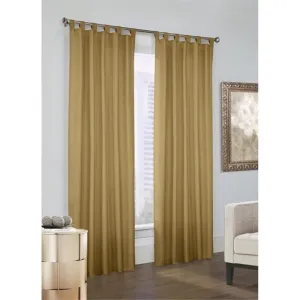 Thermalogic Prescott Fashionable and Functional Tab Top Panel - 2-Piece - 80x84", Camel