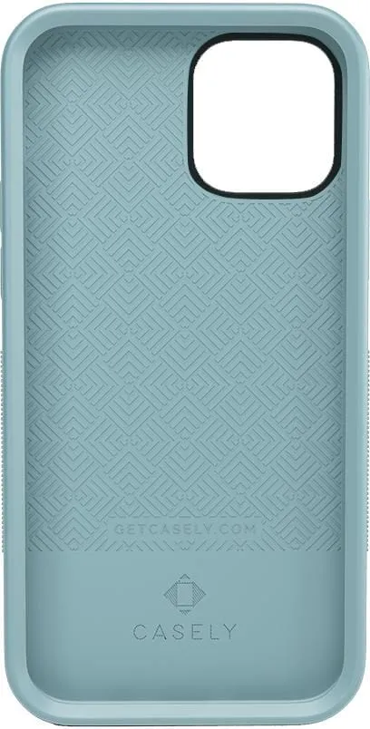 Totally Groovy | Teal Rainbow Stripes Color Block Case