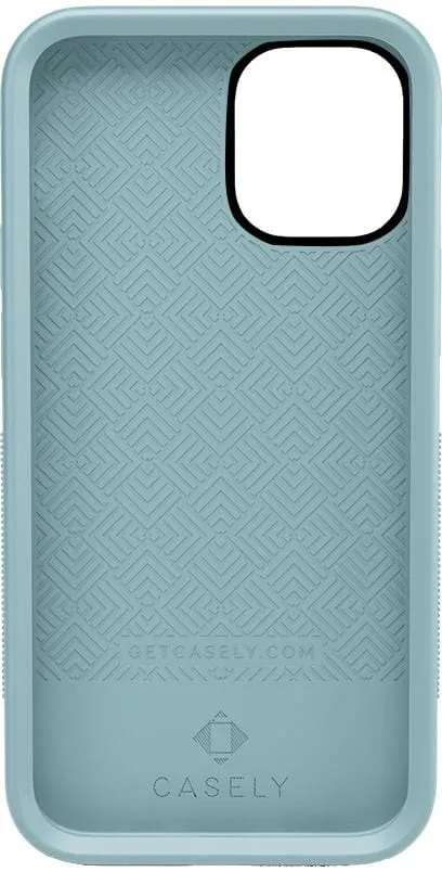 Totally Groovy | Teal Rainbow Stripes Color Block Case