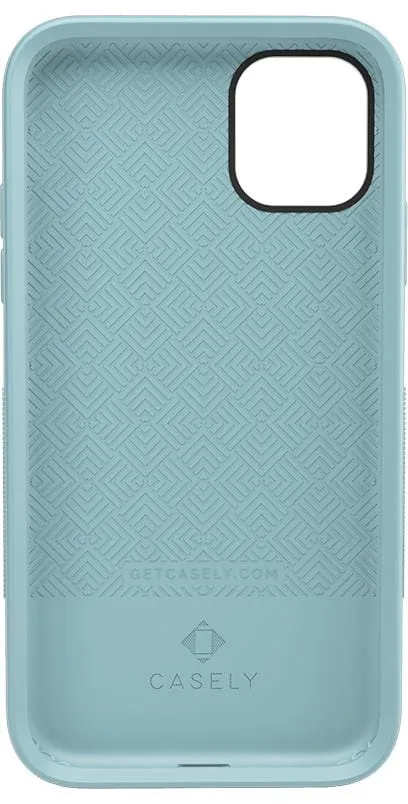 Totally Groovy | Teal Rainbow Stripes Color Block Case